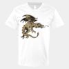 V-Neck Heavy Cotton 100% T-Shirt Thumbnail