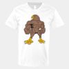 V-Neck Heavy Cotton 100% T-Shirt Thumbnail