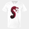 V-Neck Heavy Cotton 100% T-Shirt Thumbnail