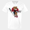 V-Neck Heavy Cotton 100% T-Shirt Thumbnail