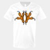V-Neck Heavy Cotton 100% T-Shirt Thumbnail