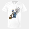 V-Neck Heavy Cotton 100% T-Shirt Thumbnail
