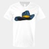 V-Neck Heavy Cotton 100% T-Shirt Thumbnail