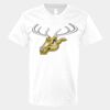 V-Neck Heavy Cotton 100% T-Shirt Thumbnail