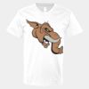 V-Neck Heavy Cotton 100% T-Shirt Thumbnail