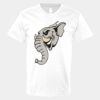 V-Neck Heavy Cotton 100% T-Shirt Thumbnail