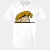 V-Neck Heavy Cotton 100% T-Shirt Thumbnail