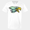 V-Neck Heavy Cotton 100% T-Shirt Thumbnail