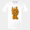 V-Neck Heavy Cotton 100% T-Shirt Thumbnail