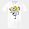 V-Neck Heavy Cotton 100% T-Shirt Thumbnail