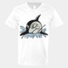 V-Neck Heavy Cotton 100% T-Shirt Thumbnail