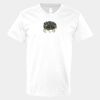 V-Neck Heavy Cotton 100% T-Shirt Thumbnail