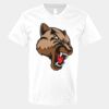 V-Neck Heavy Cotton 100% T-Shirt Thumbnail