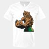 V-Neck Heavy Cotton 100% T-Shirt Thumbnail