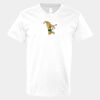 V-Neck Heavy Cotton 100% T-Shirt Thumbnail