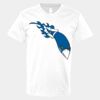 V-Neck Heavy Cotton 100% T-Shirt Thumbnail
