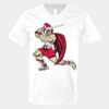 V-Neck Heavy Cotton 100% T-Shirt Thumbnail