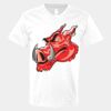 V-Neck Heavy Cotton 100% T-Shirt Thumbnail