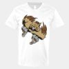 V-Neck Heavy Cotton 100% T-Shirt Thumbnail