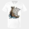 V-Neck Heavy Cotton 100% T-Shirt Thumbnail