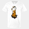 V-Neck Heavy Cotton 100% T-Shirt Thumbnail