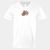 V-Neck Heavy Cotton 100% T-Shirt Thumbnail