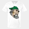 V-Neck Heavy Cotton 100% T-Shirt Thumbnail
