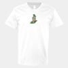 V-Neck Heavy Cotton 100% T-Shirt Thumbnail