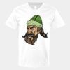 V-Neck Heavy Cotton 100% T-Shirt Thumbnail