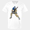 V-Neck Heavy Cotton 100% T-Shirt Thumbnail