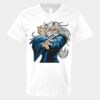 V-Neck Heavy Cotton 100% T-Shirt Thumbnail