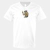 V-Neck Heavy Cotton 100% T-Shirt Thumbnail