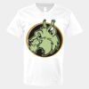 V-Neck Heavy Cotton 100% T-Shirt Thumbnail