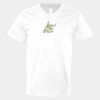 V-Neck Heavy Cotton 100% T-Shirt Thumbnail