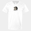 V-Neck Heavy Cotton 100% T-Shirt Thumbnail