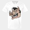 V-Neck Heavy Cotton 100% T-Shirt Thumbnail