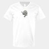 V-Neck Heavy Cotton 100% T-Shirt Thumbnail