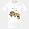 V-Neck Heavy Cotton 100% T-Shirt Thumbnail