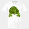 V-Neck Heavy Cotton 100% T-Shirt Thumbnail
