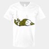 V-Neck Heavy Cotton 100% T-Shirt Thumbnail