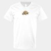 V-Neck Heavy Cotton 100% T-Shirt Thumbnail