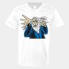 V-Neck Heavy Cotton 100% T-Shirt Thumbnail