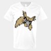 V-Neck Heavy Cotton 100% T-Shirt Thumbnail