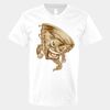 V-Neck Heavy Cotton 100% T-Shirt Thumbnail