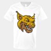 V-Neck Heavy Cotton 100% T-Shirt Thumbnail