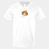 V-Neck Heavy Cotton 100% T-Shirt Thumbnail