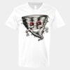 V-Neck Heavy Cotton 100% T-Shirt Thumbnail