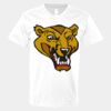 V-Neck Heavy Cotton 100% T-Shirt Thumbnail