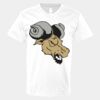 V-Neck Heavy Cotton 100% T-Shirt Thumbnail
