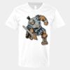 V-Neck Heavy Cotton 100% T-Shirt Thumbnail